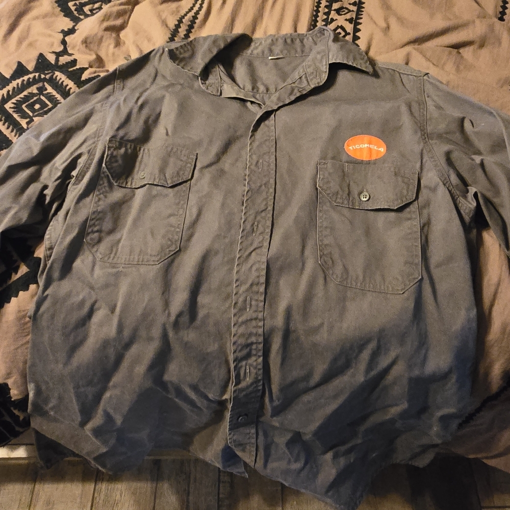 Mens FR Button Down Long Sleve